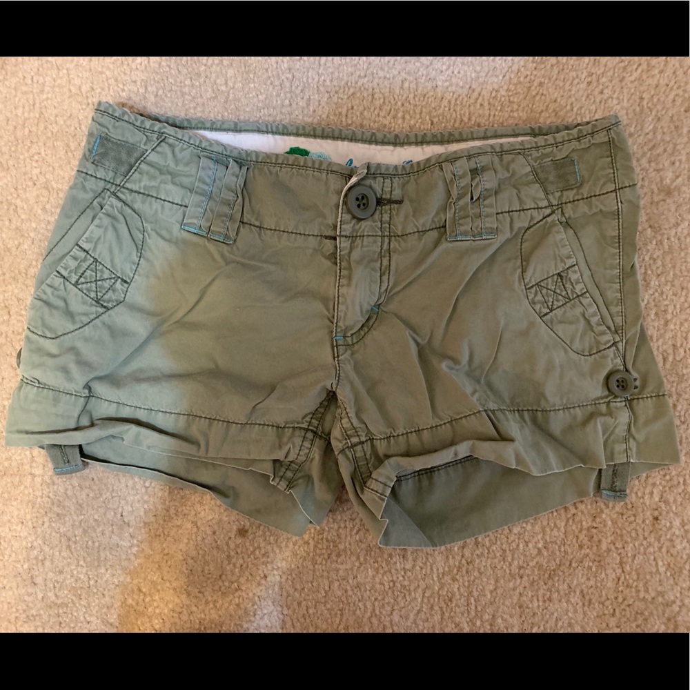 American Eagle Green Shorts